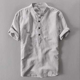 Chemise Homme Été Coton de Qualité