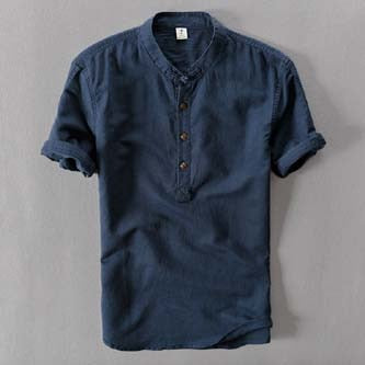 Chemise Homme Été Coton de Qualité