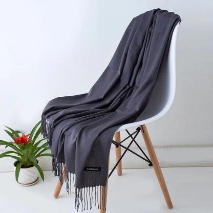 Écharpe Femme Légère Douce avec Franges Chic