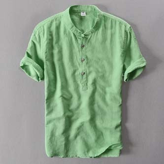 Chemise Homme Été Coton de Qualité