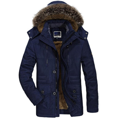 Manteau Homme Hiver Chaud et Imperméable avec Capuche