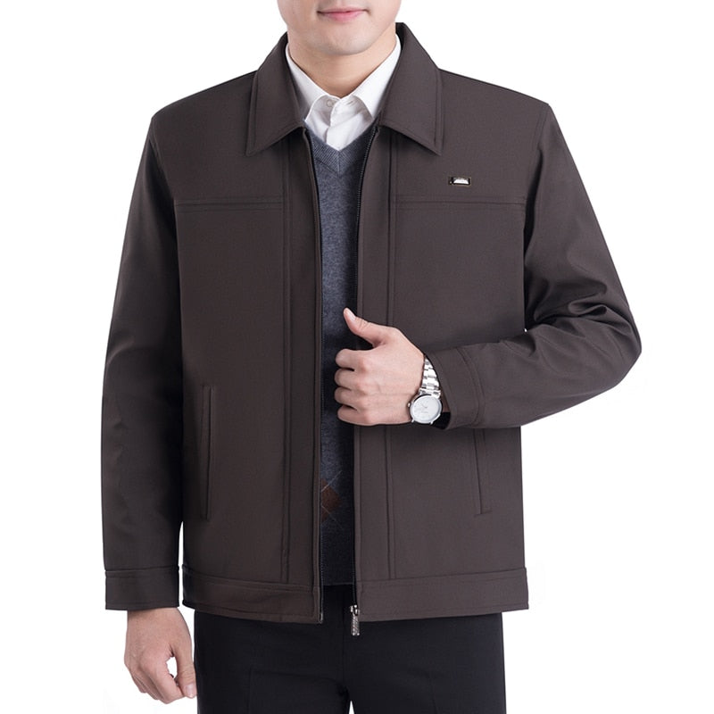 Veste Homme Classique avec Col Revers