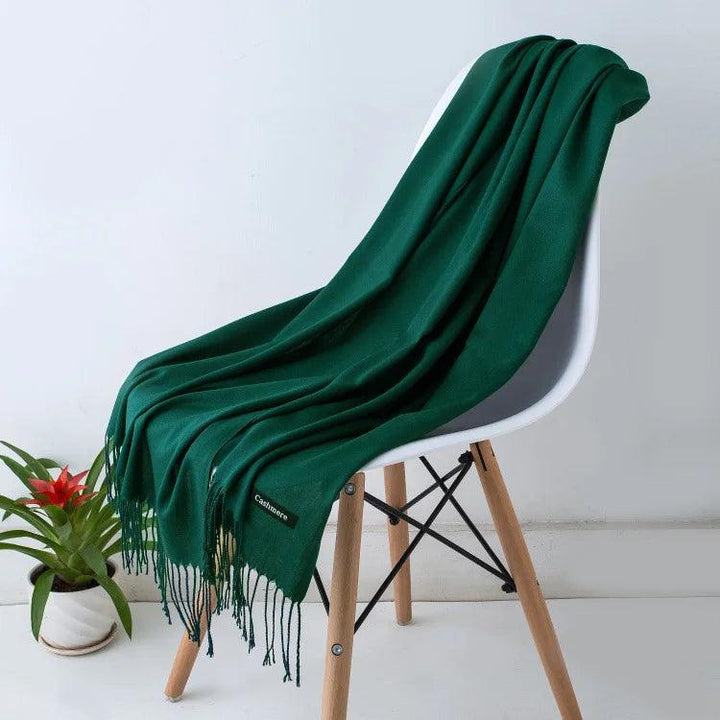 Écharpe Légère Douce avec Franges Chic - vue 12