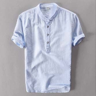 Chemise Homme Été Coton de Qualité