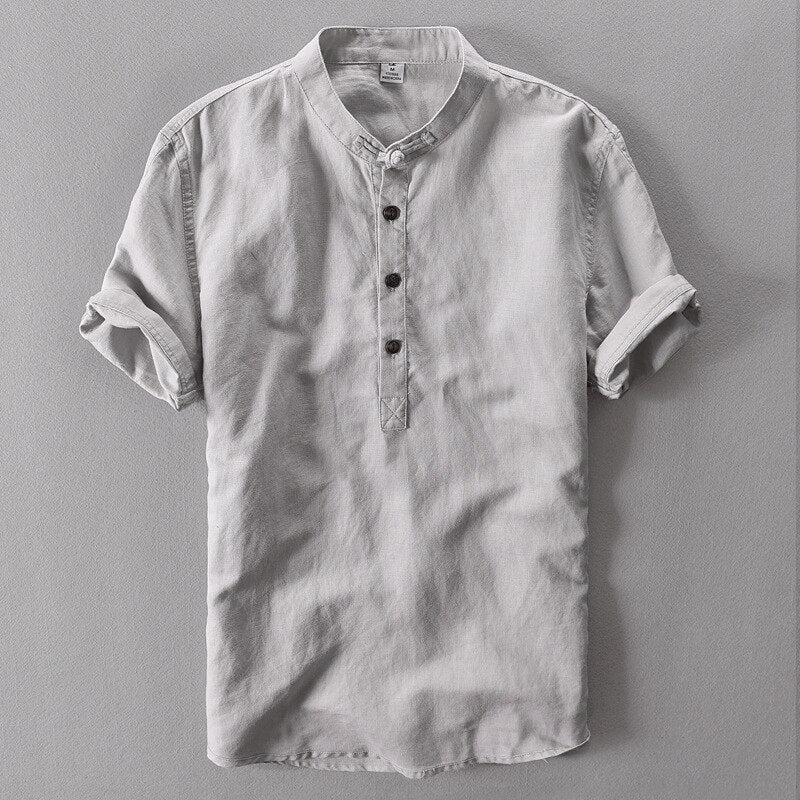 Chemise Homme Été Coton de Qualité