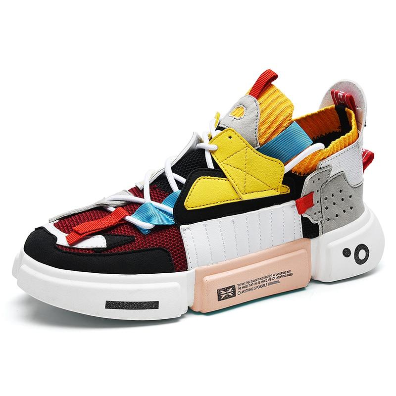 Baskets Homme Couleur Vibrante