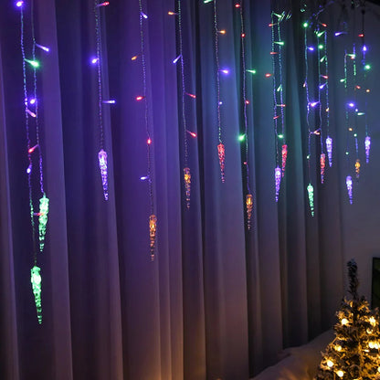 Rideau de Lumières LED Extérieur Décoratif
