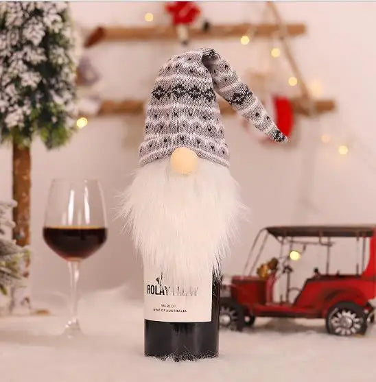 Housse de bouteille de vin en cuir élégant
