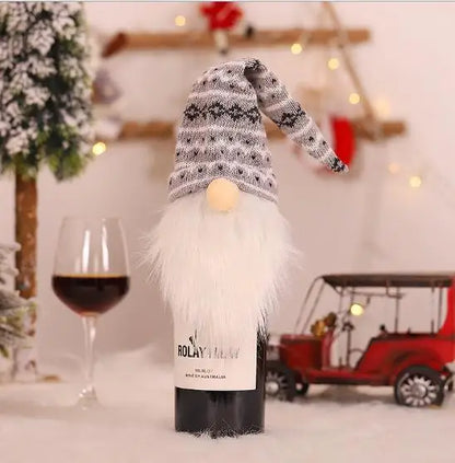 Housse de bouteille de vin en cuir élégant