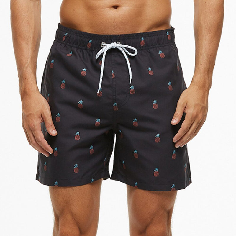 Short de plage homme imprimé élastique