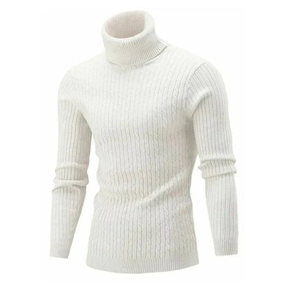 Pull Homme Col Roulé Chaud et Doux pour Hiver - PanierRoyale