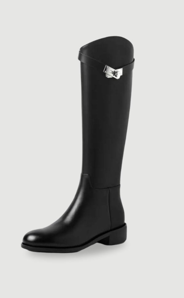 Bottes Équitation Femmes à Lacets et Éclair - PanierRoyale