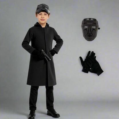 Costume Enfant Halloween Effrayant avec Masque - PanierRoyale