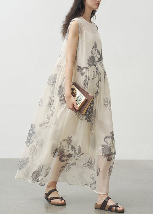 Kimono en soie coloré décontracté sans manches - EasyApparels