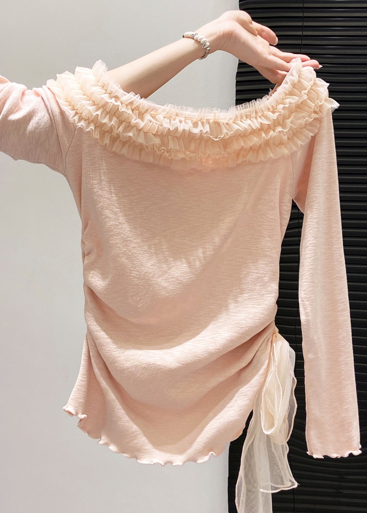 Jolis hauts en coton rose à fleurs pour femme - EasyApparels