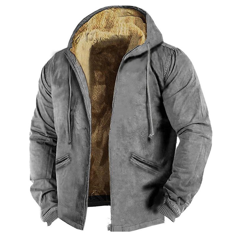 Veste Parka Capuche Doublée avec Fermeture Éclair Rapids