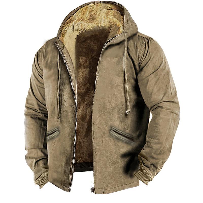 Veste Parka Capuche Doublée avec Fermeture Éclair Rapids