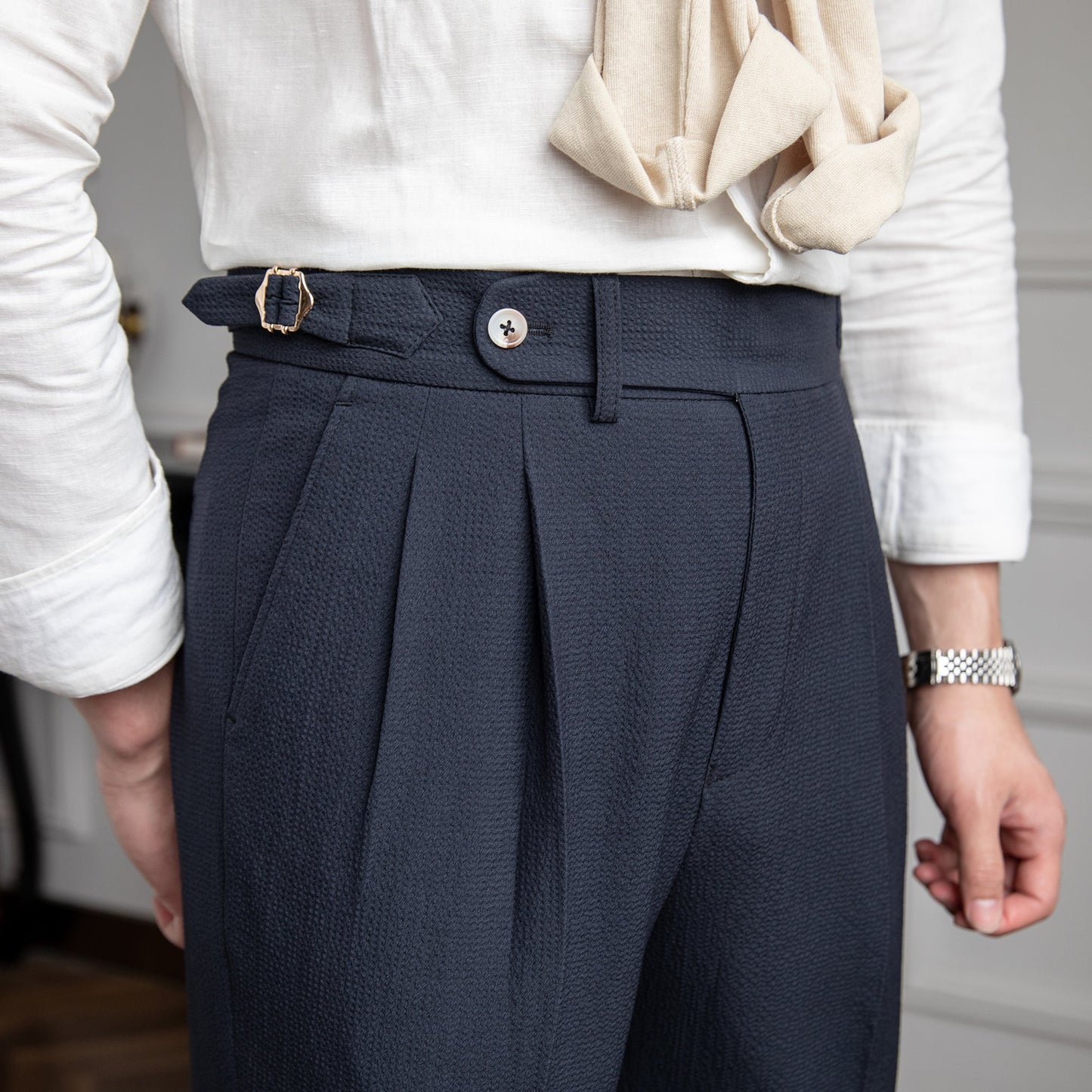 Pantalon Homme Business Élégant et Confortable