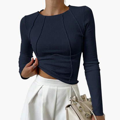 Pull Femme Col V Tricot Chaud et Élégant