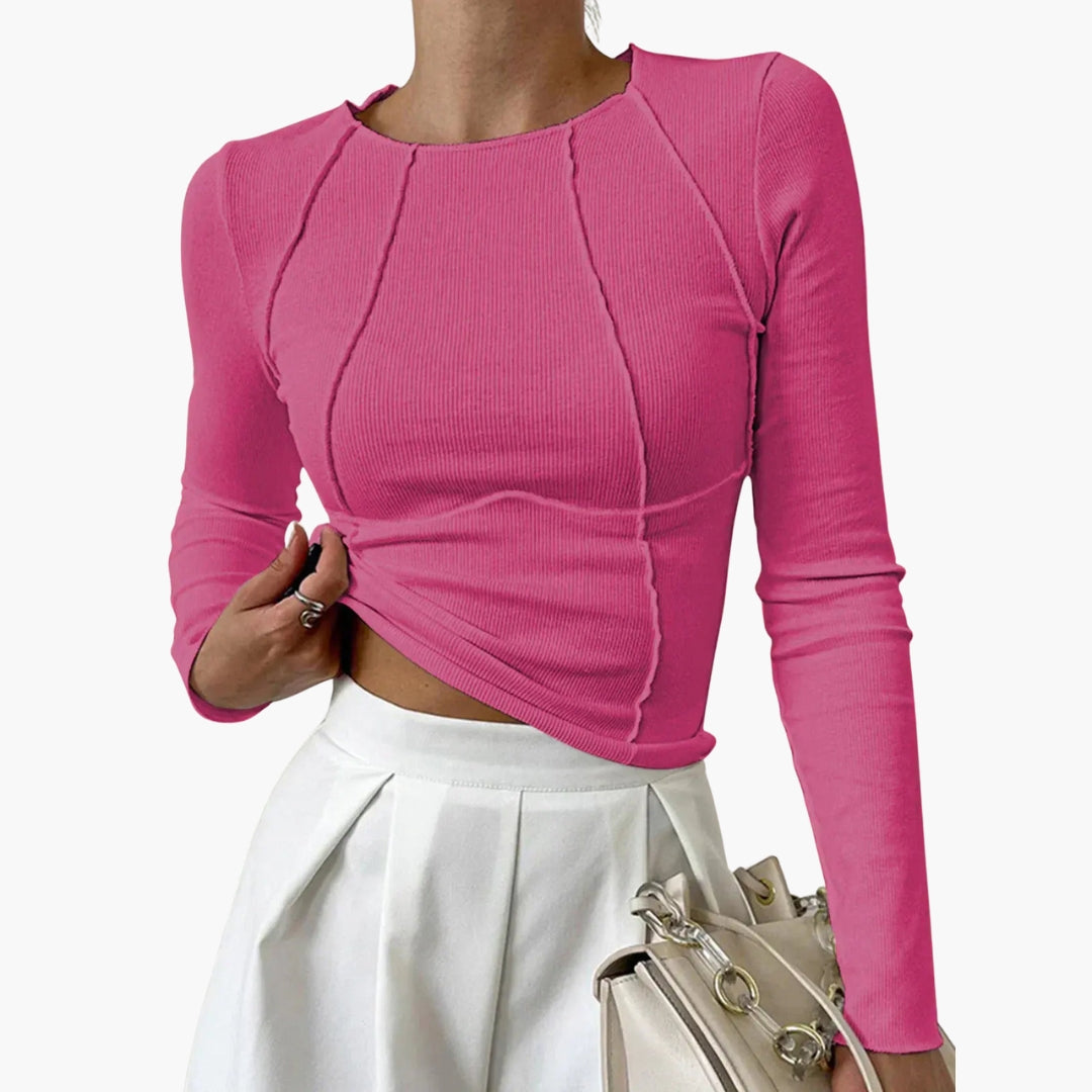 Pull Femme Col V Tricot Chaud et Élégant