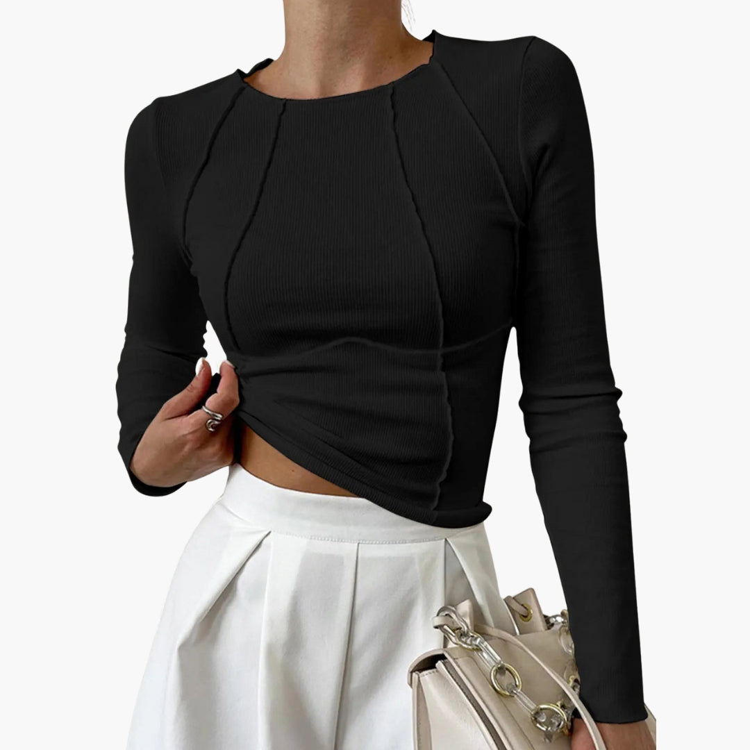 Pull Femme Col V Tricot Chaud et Élégant
