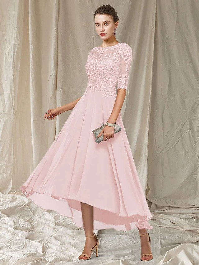 Robe de Soirée en Dentelle Féminine pour Mariage