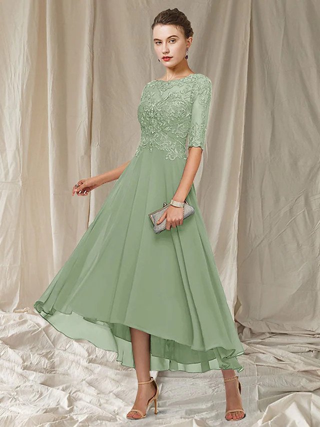 Robe de Soirée en Dentelle Féminine pour Mariage - PanierRoyale