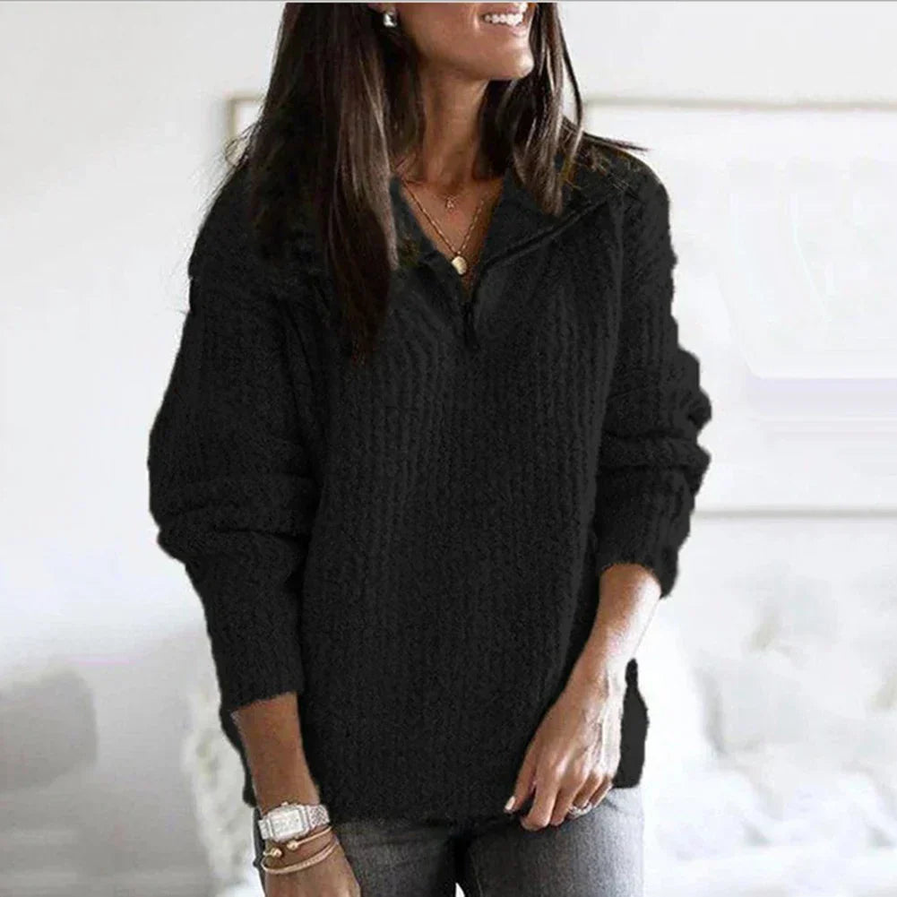 Pull Femme Décontracté Col V Détente