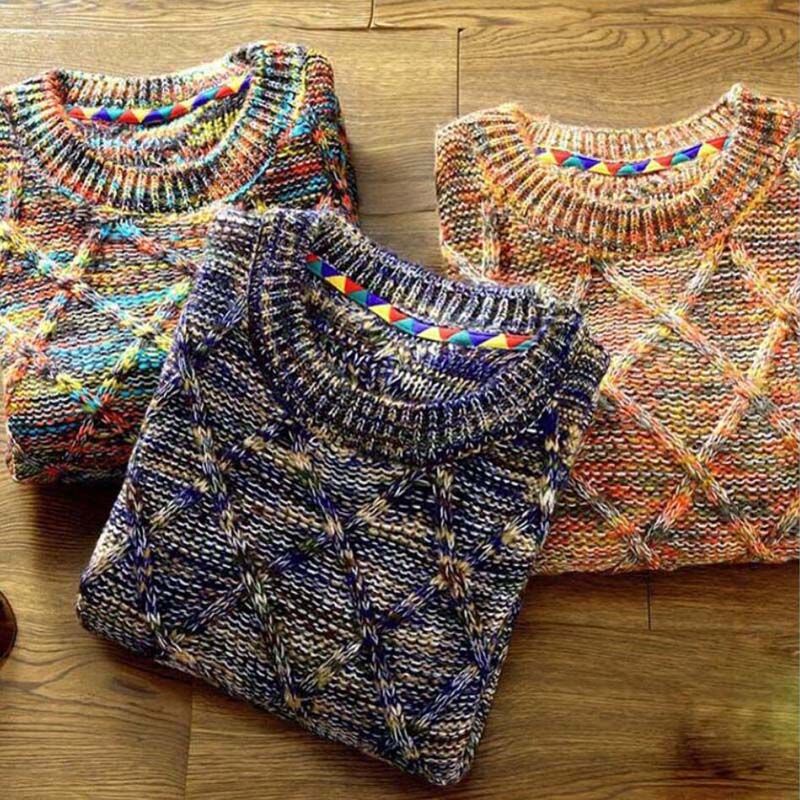 Pull Homme Élégant et Unique en Laine Mélangée