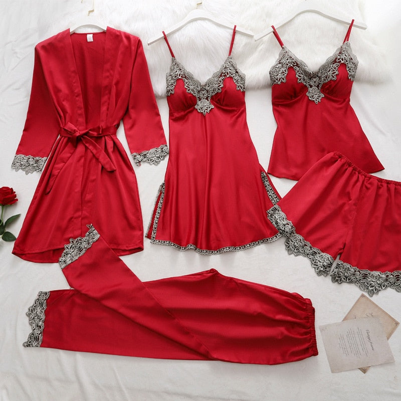 Pyjama femme en soie douce et légère