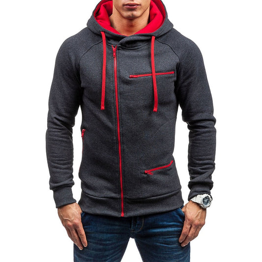 Sweat Capuche Zippé Homme Slim Fit pour Printemps - PanierRoyale
