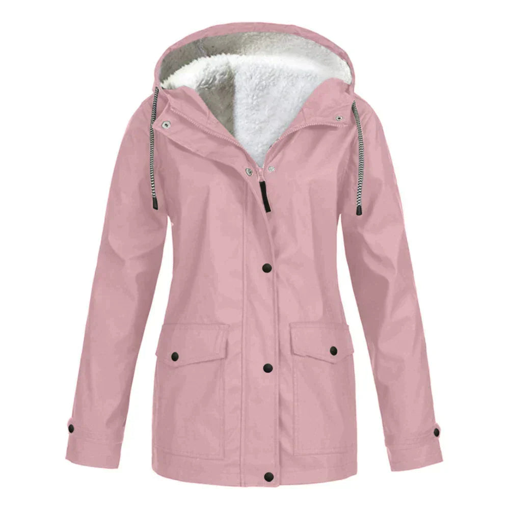 Veste Imperméable Femme Douce et Chaude