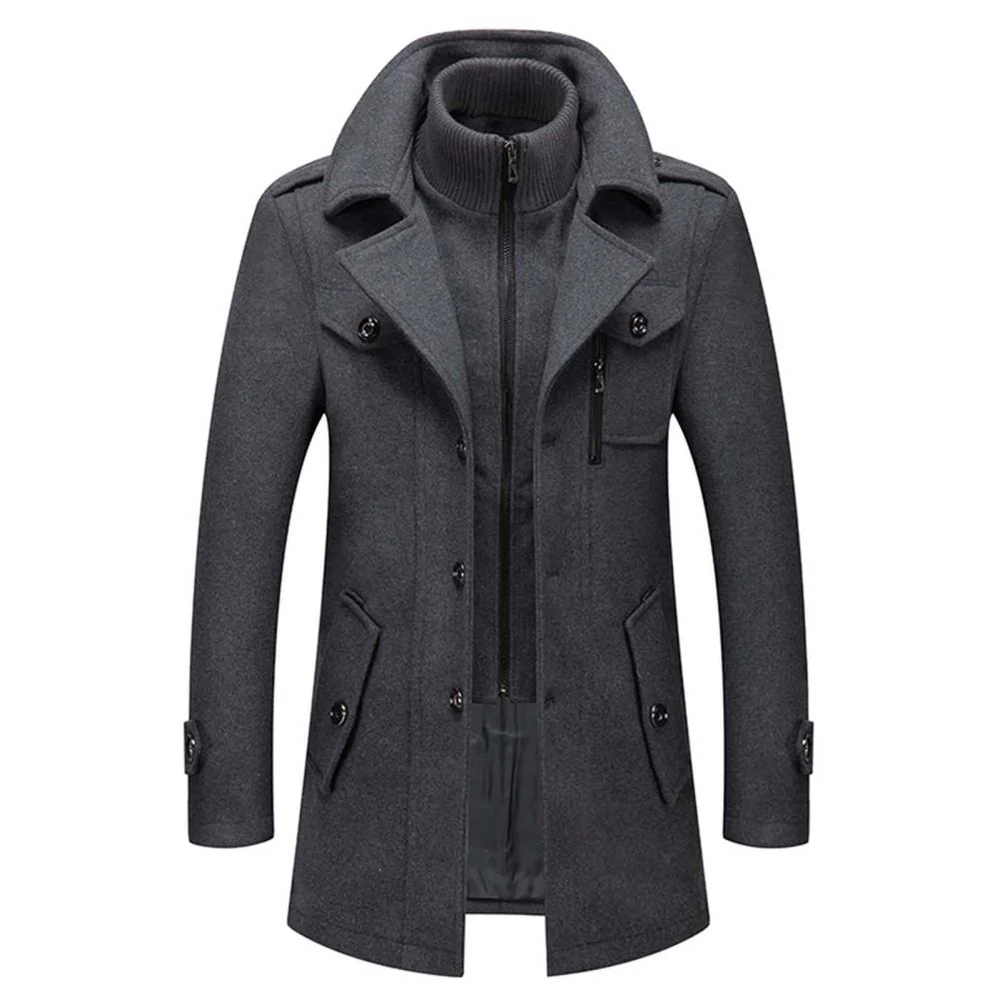 Manteau Classique Taille Cintrée - vue 2