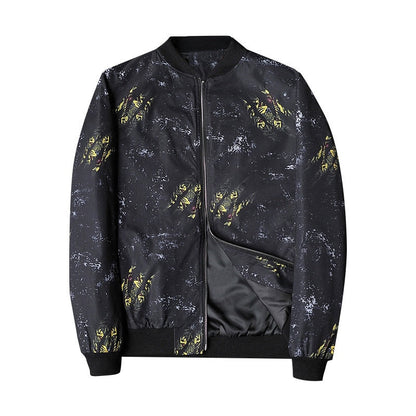 Blouson Streetwear Homme à Capuchon et Fermeture Éclair