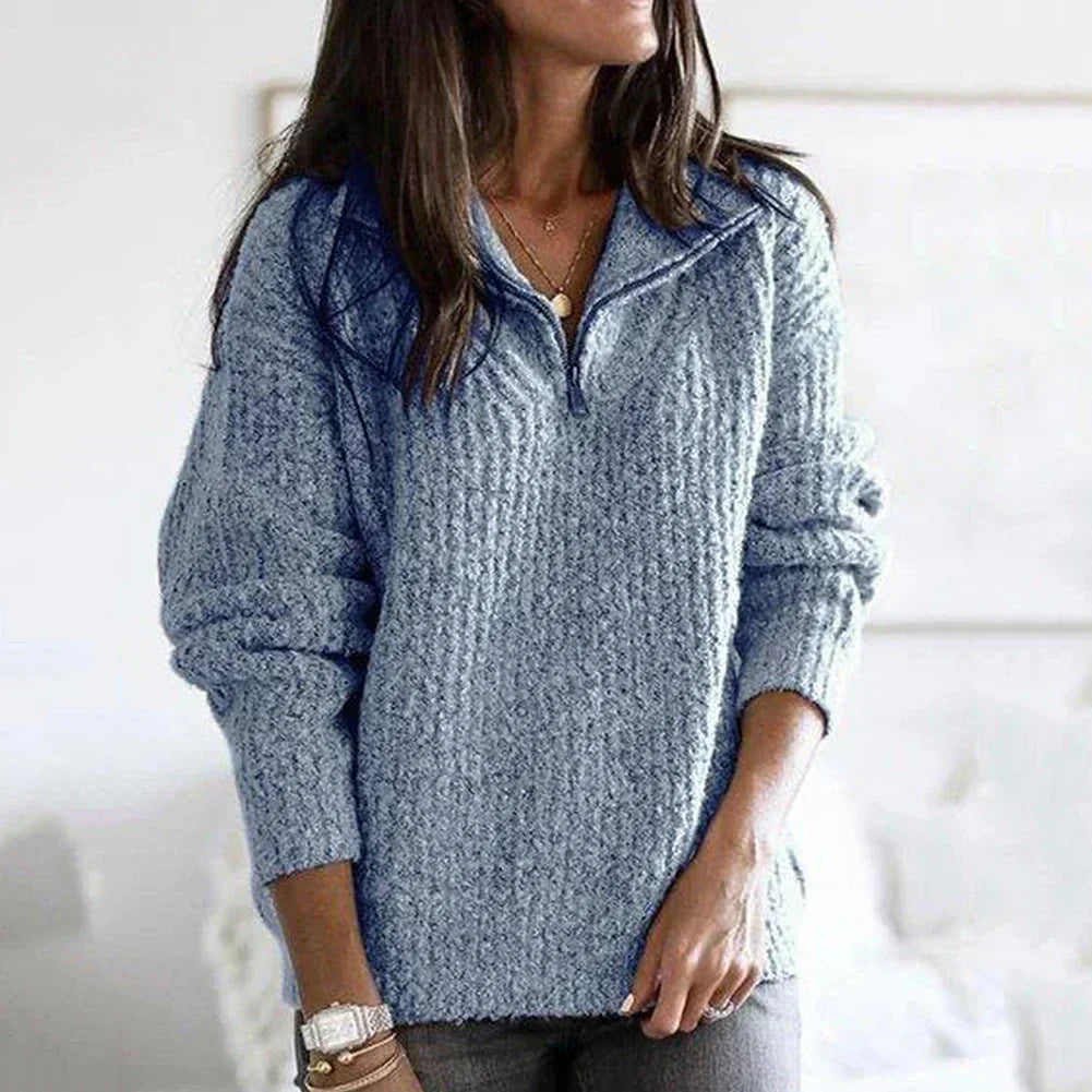 Pull Femme Décontracté Col V Détente