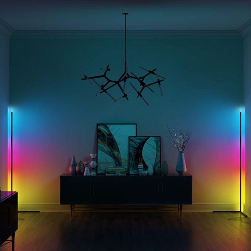 Lampe LED Intérieure Noire Design Élégant