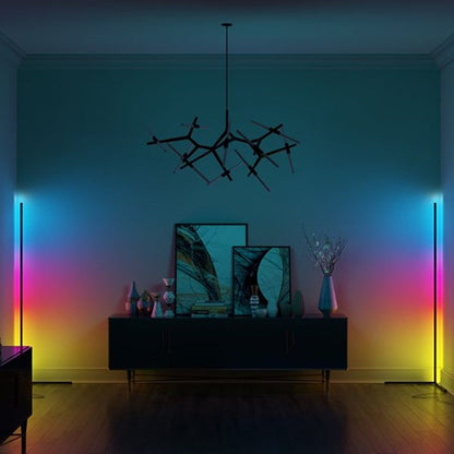 Lampe LED Intérieure Noire Design Élégant