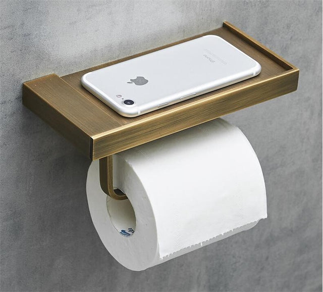 Support de Papier Toilette Murale et Meuble de Rangement Moderne