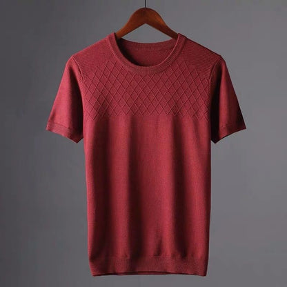 Chemise Homme Respirante et Douce à Col Rond