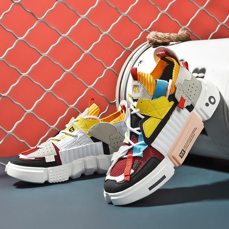 Baskets Homme Couleur Vibrante