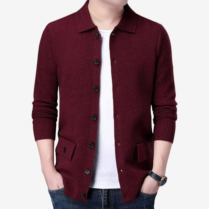 Cardigan Homme Chic à Manches Longues et Douillet - PanierRoyale
