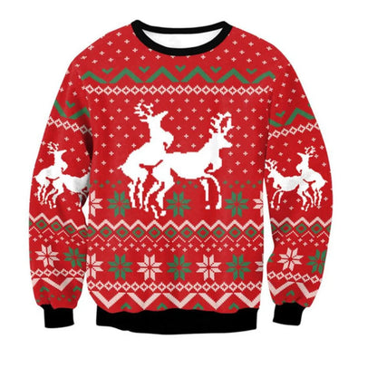 Pull Noël Homme Drôle pour Fête de Noël