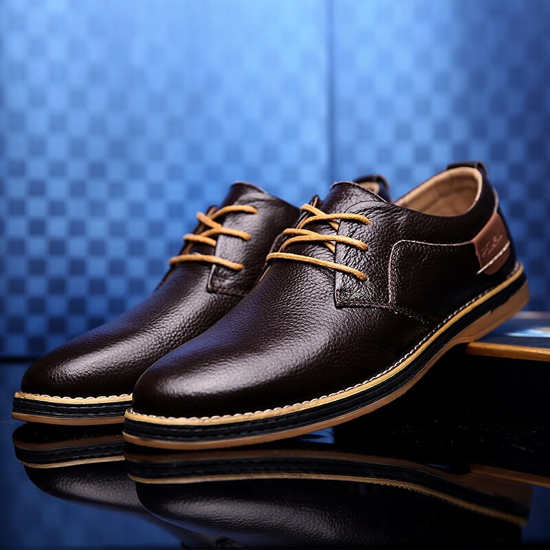Chaussures Oxford Cuir Homme Noir ou Brun