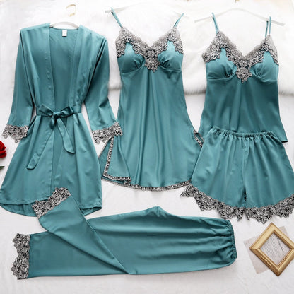 Pyjama femme en soie douce et légère