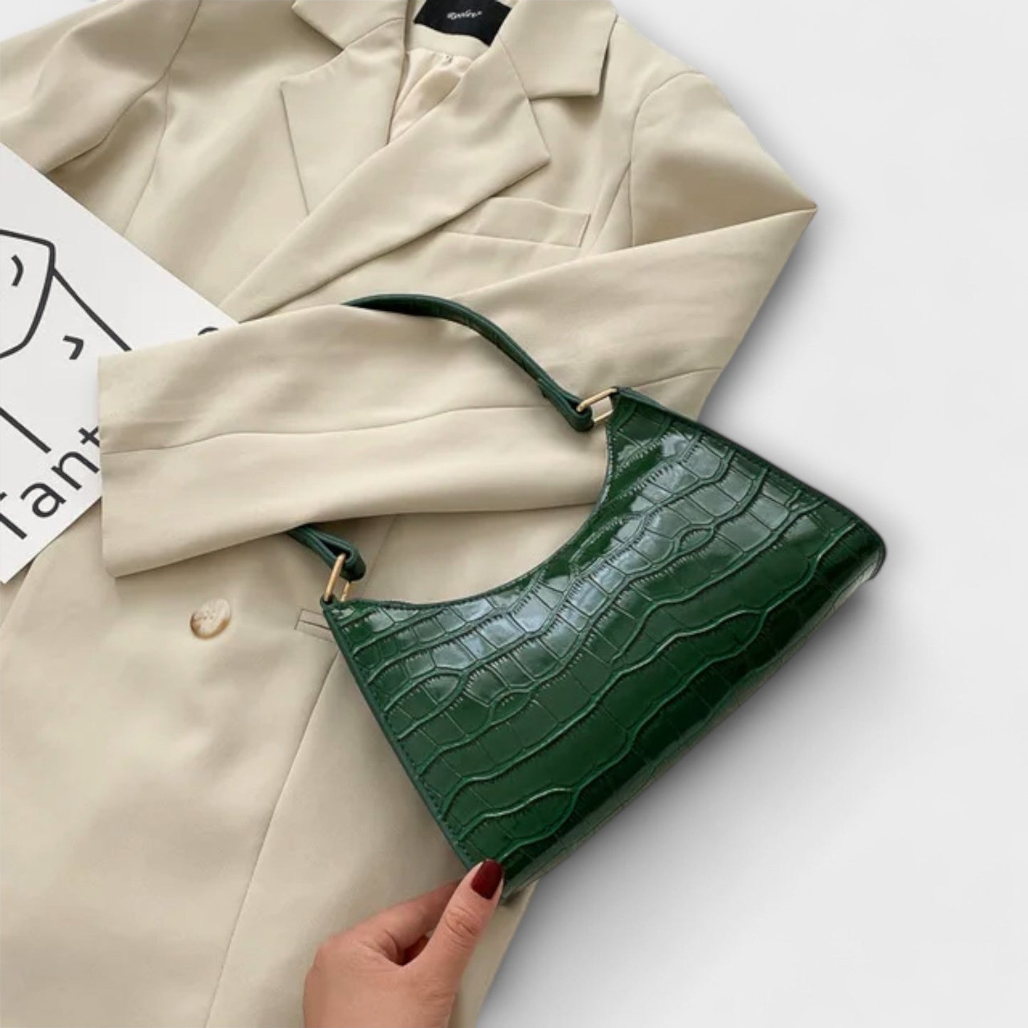 Sac à Épaules Classique Féminin en Cuir