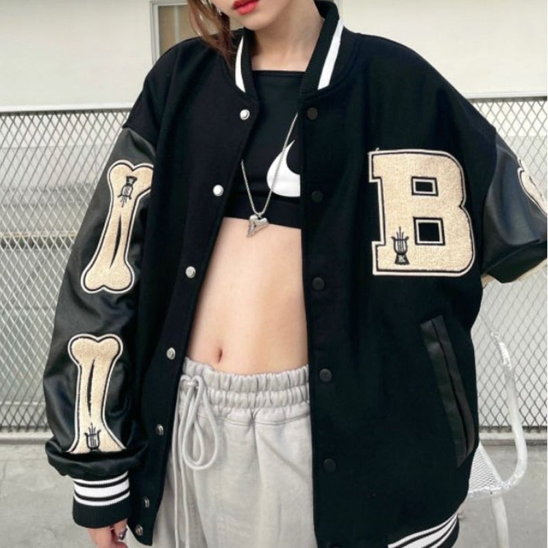 Blouson Femme Hiver Style Américain