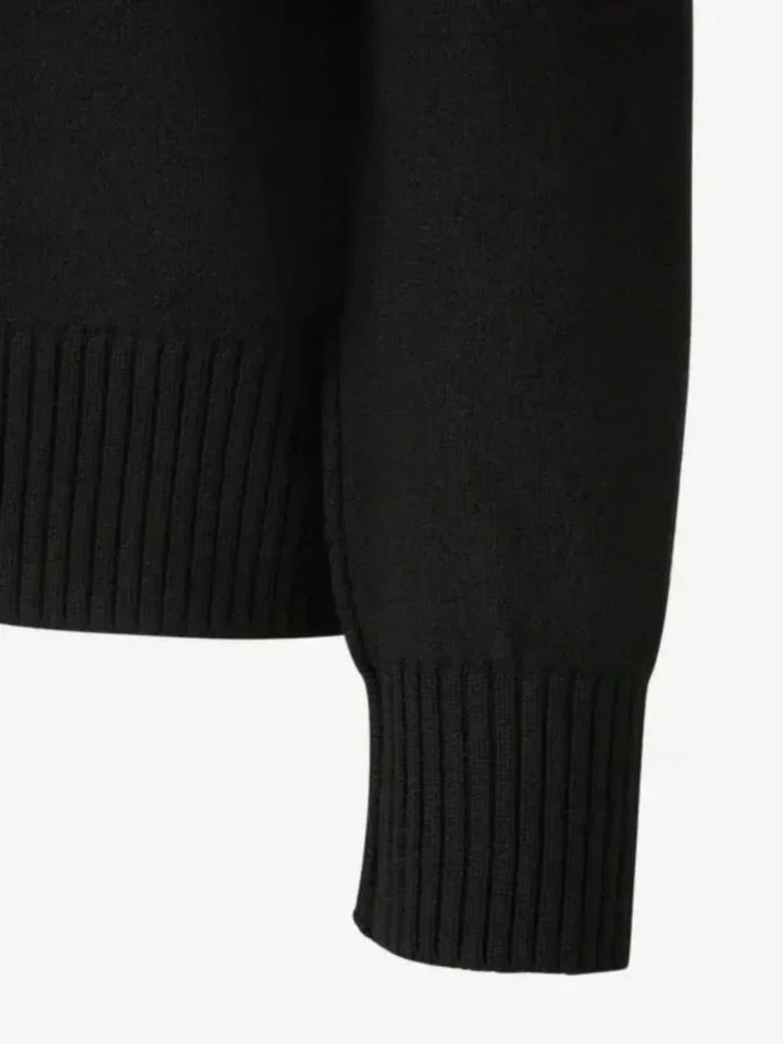 Pull en Laine Unisexe Élégant avec Broderie de Cœur - vue 6