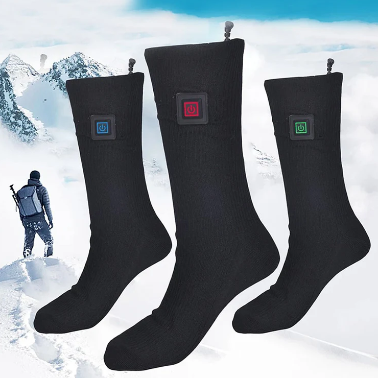 HeatStep™ – Chaussettes Chauffantes Unisexes à Batterie Rechargeable