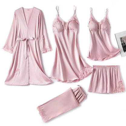 Pyjama femme en soie douce et légère