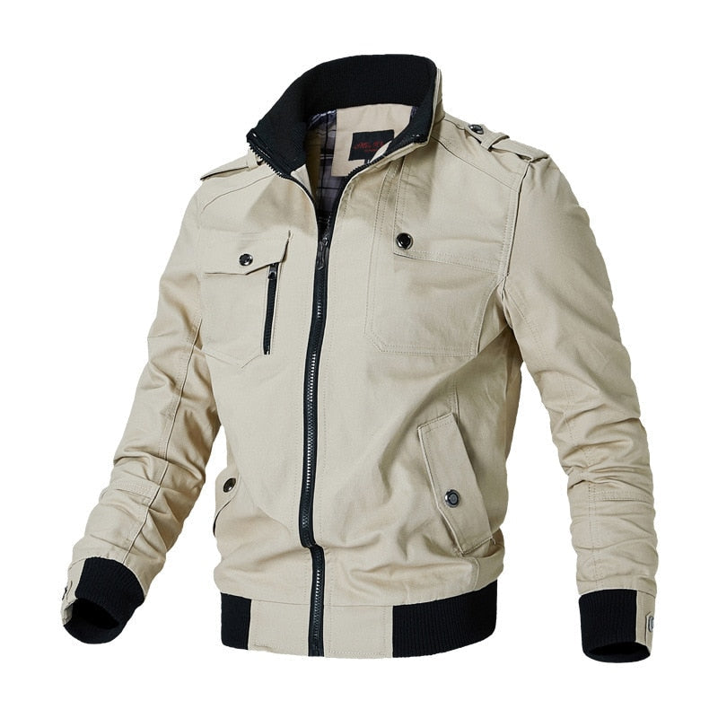 Veste Homme Hiver Slim Zippée Chaude